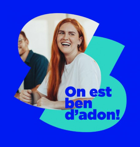 Publicité de la campagne «Viens étudier à Saguenay».