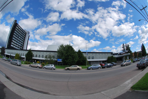 Vue aérienne du Cégep de Jonquière