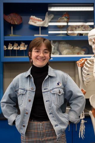 Maria Racine, diplômée en Sciences de la nature au Cégep de Jonquière.