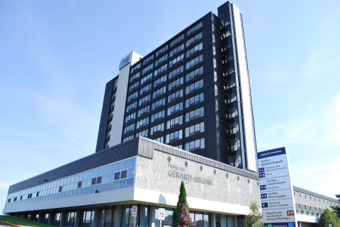 Vue du pavillon Gérard-Arguin du Cégep de Jonquière.