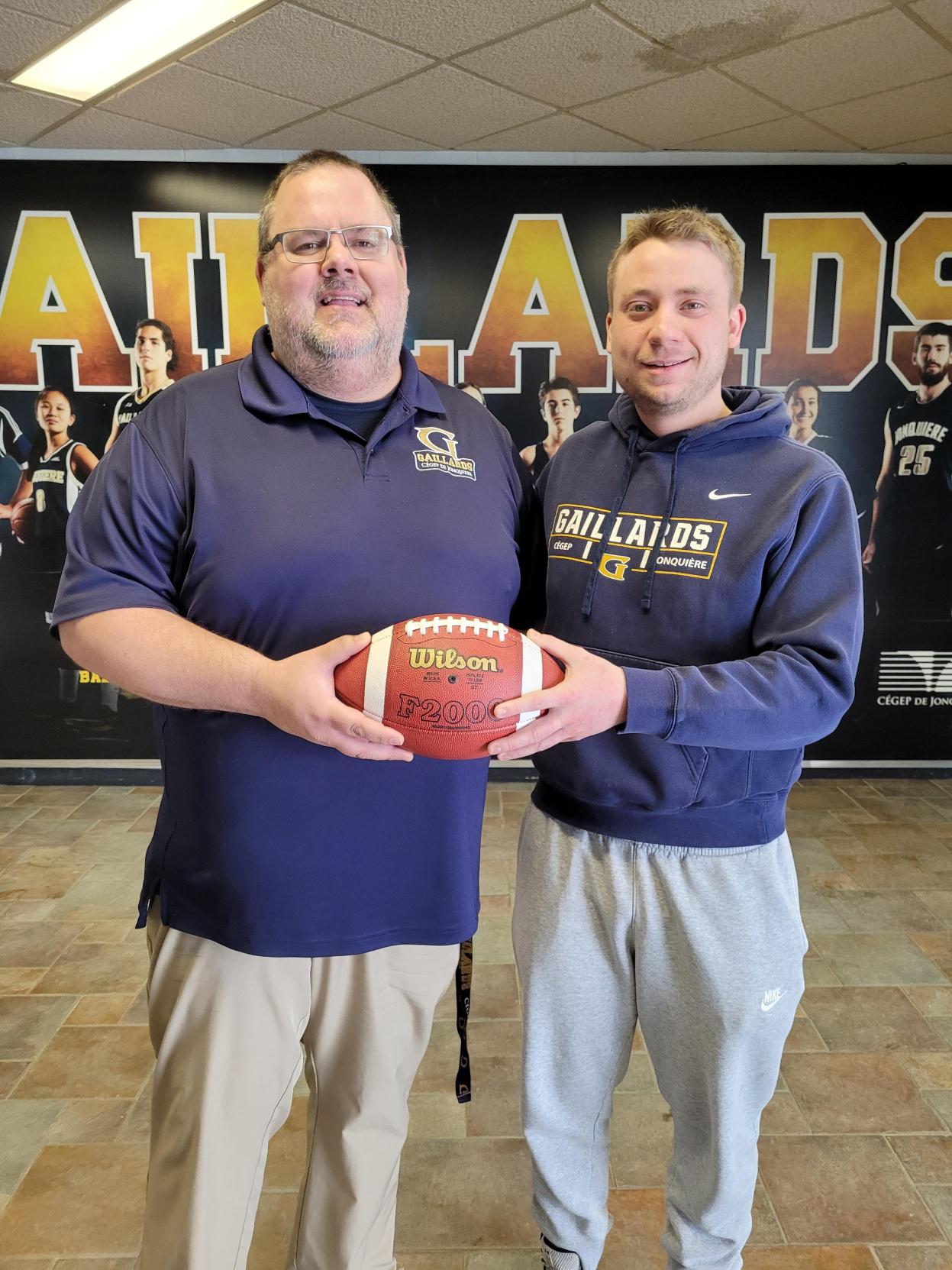 François Laberge et Antoine Barrette, Gaillards du Cégep de Jonquière