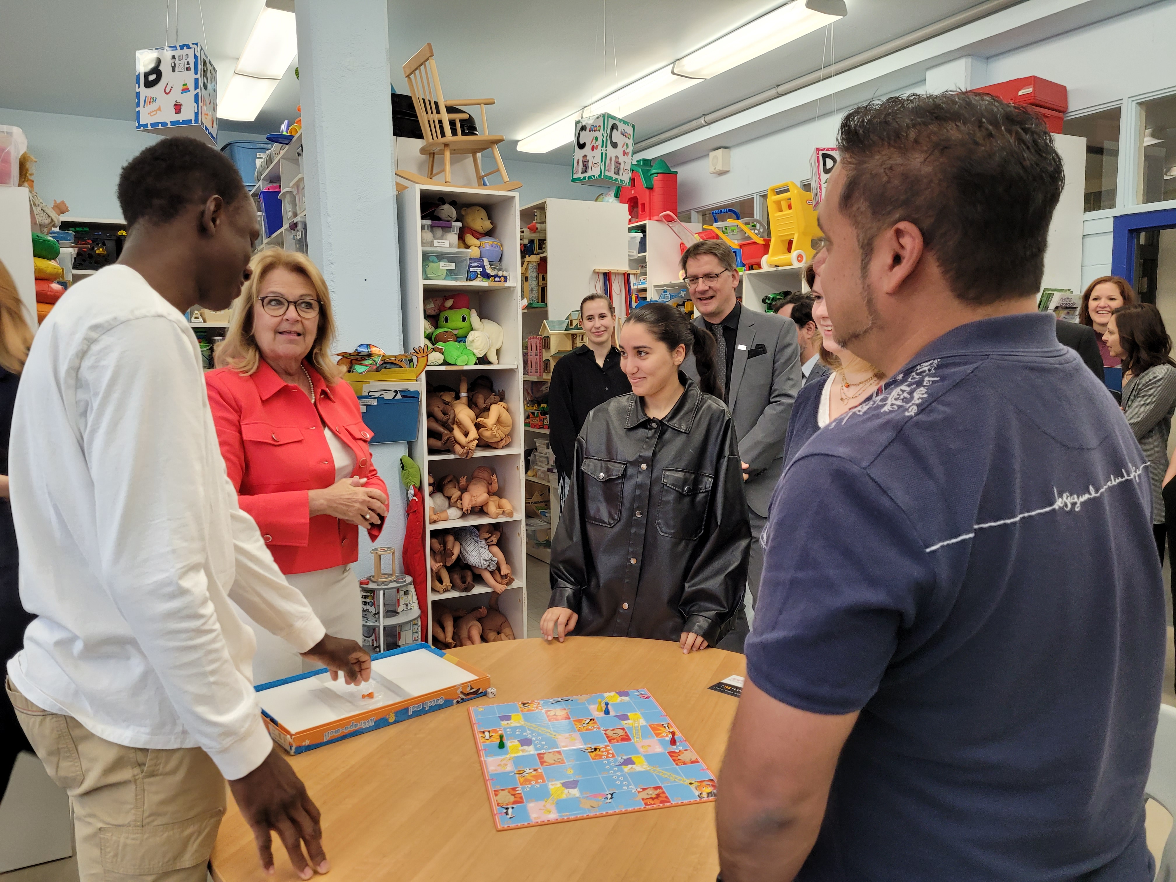 Visite des installations en Éducation à l'enfance