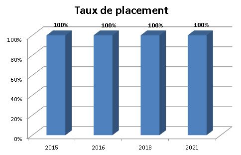 Graphique - Taux de placement - Électronique