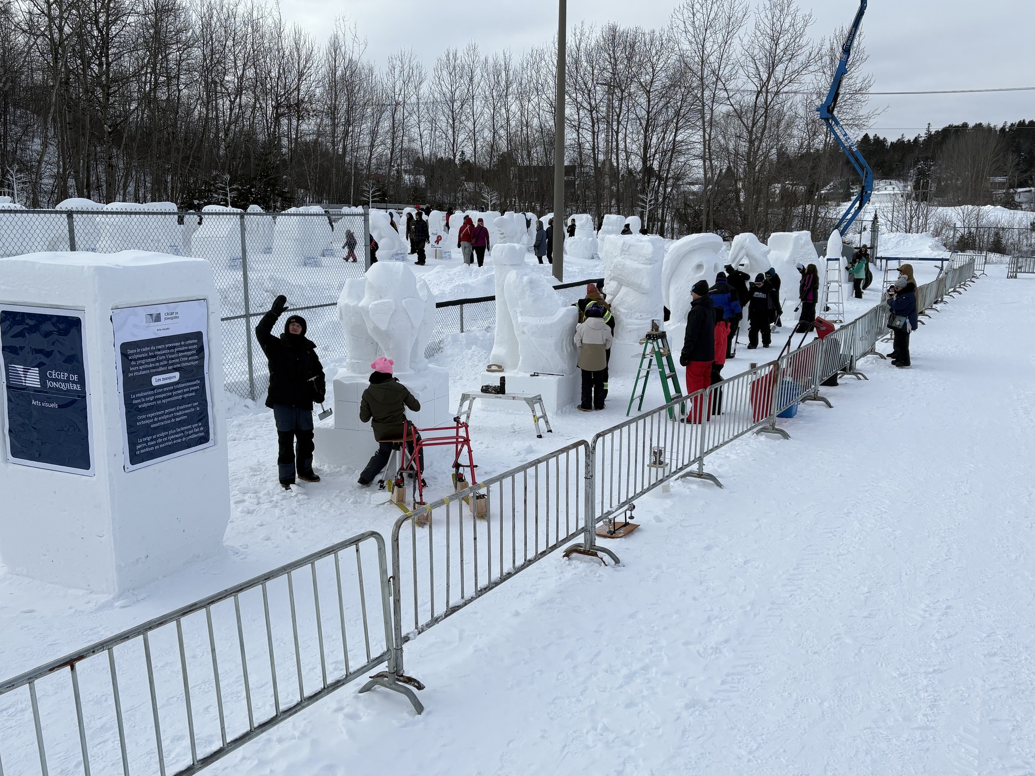 Site de Saguenay en neige
